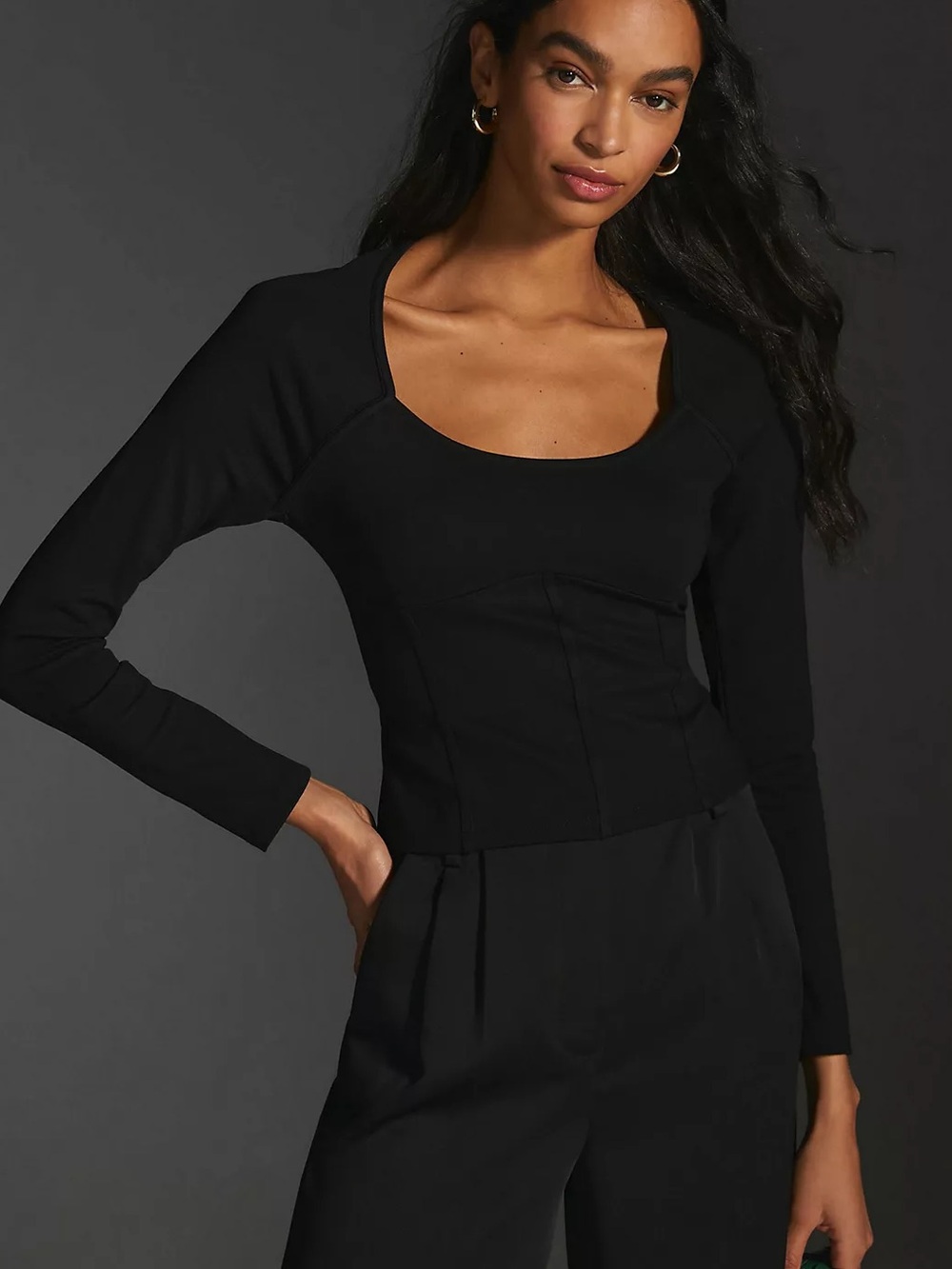 Anthropologie • Maeve ponte corset top